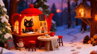 Lofi Cat's Winter Writing 📝 Cozy Lofi Beats for Focus 🎄 Winter Vibe for Study screenshot 4