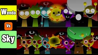 Sprunki Phase Wenda Vs Sky | Oren, Simon, Clukr, Fun bot #incredibox #sprunki #sprunkiincredibox