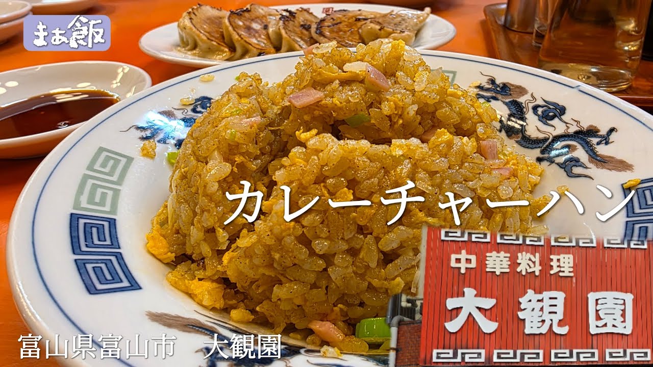 【グルメ】老舗中華飯店の珍しいカレー味のチャーハン　富山県富山市　大観園　#グルメ　#富山グルメ