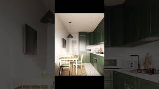 Kitchen with living rooms 2023/مطابخ مع غرف معيشة ٢٠٢٣