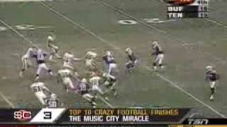 Top Ten crazy football finishes of all time