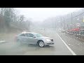 Most shocking car  truck slide moments caught on camera