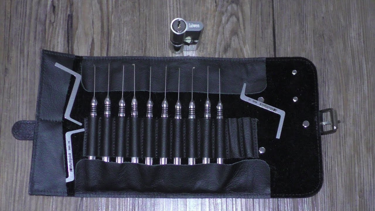 Bohrmuldenpick-Set/Elite G Pro/Bohrmulden Schloss öffnen/knacken/picken/Schließzylinder