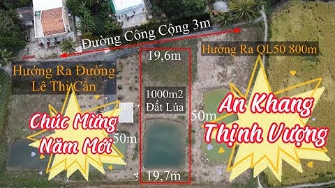 Bán 1000m2 Đất Lúa Đường Xe Hơi Giá 1ty650tr Khu Phố Hoà Thuận 2 Thị Trấn Cần Giuộc Long An