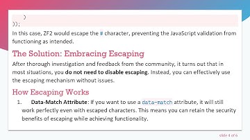 Understanding Escaping in Zend 2 Forms: How to Manage Form Attributes without Issues