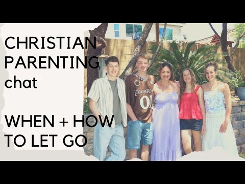 BIBLICAL PARENTING WITHOUT LEGALISM||WHEN TO STEP BACK AND WHEN TO STEP IN + LETTING GO