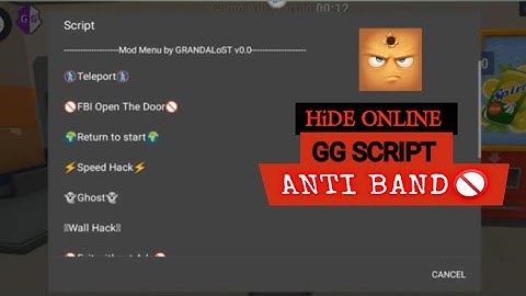 Hide Online Gg script hack 4.9.1 Game guardian 2022 #hideonline