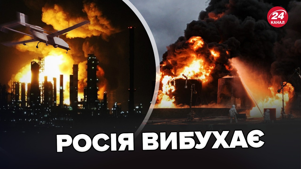 🔥ГУЧНА НІЧ в РФ! Росіяни НАРАХУВАЛИ ДЕСЯТКИ ВИБУХІВ: ЖАХНУЛО по АЕРОДРОМУ. В Іраку ТОТАЛЬНИЙ БЛЕКАУТ