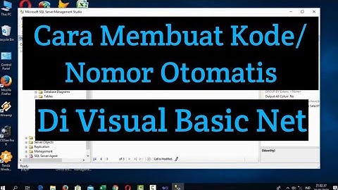 Cara Membuat Kode / Nomor Otomatis di Visual Basic Net || Channel Zahby