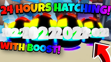 😱I Hatched The *2022 EGG* For 24 HOURS With EVERY BOOST And Got THIS! (Roblox Mining Simulator 2)