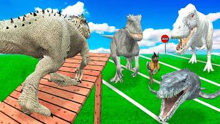 ¿Qué DINOSAURIOS de JURASSIC PARK tiene el MEJOR SALTO? - Garry's Mod