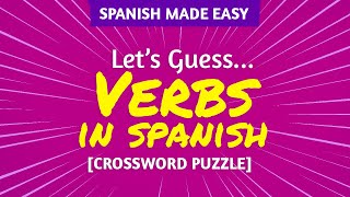 Spanish Verbs | Crossword Puzzle