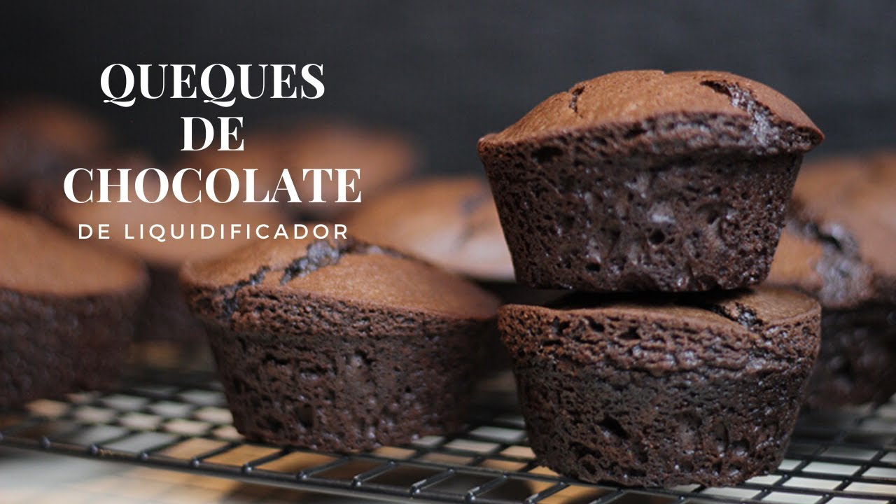 Queques de Chocolate de Liquidificador YouTube