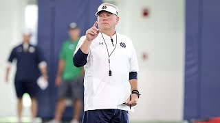 Brian Kelly Addresses Jordan Botelho Rumors, Talks Notre Dame Football Quarterback Battle