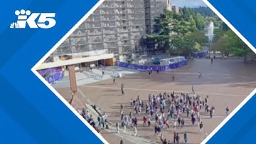 UW students confront man who disrupted lecture with Nazi salute