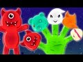 jelly bears | monsters finger family | halloween song | scary rhymes | nursery rhymes | kids songs