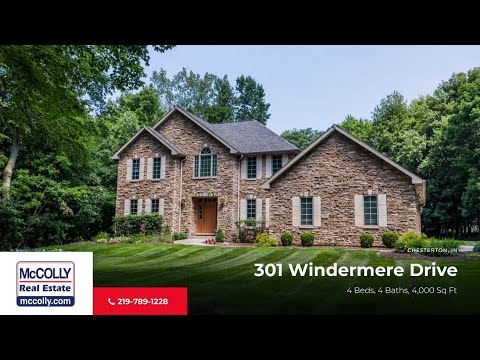 301 Windermere Drive, Chesterton, IN home video tour