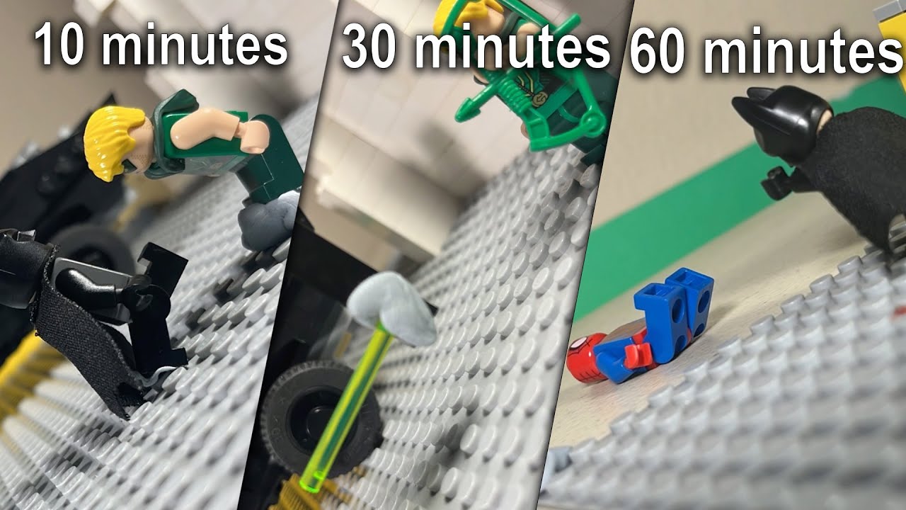 Making Stop Motions in 10 min VS 30 min VS 60 min (Challenge)