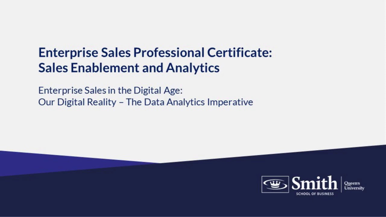 Sales Enablement |Analytics |Smith