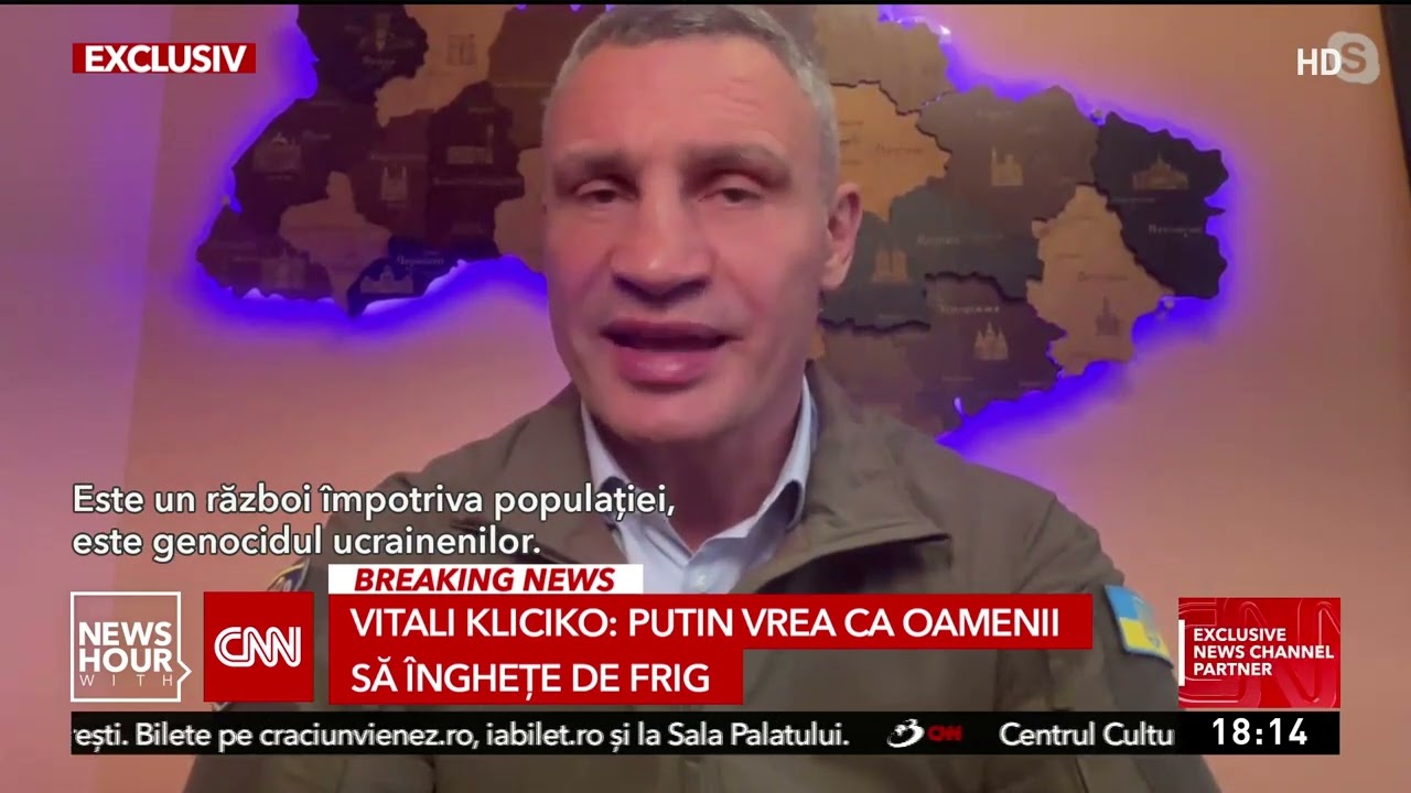 Vitali Kliciko, interviu la News Hour with CNN