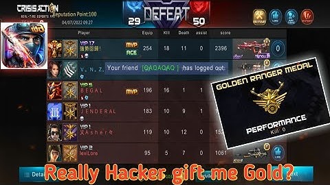 Really! Hacker Gift me Gold? | Crisis Action