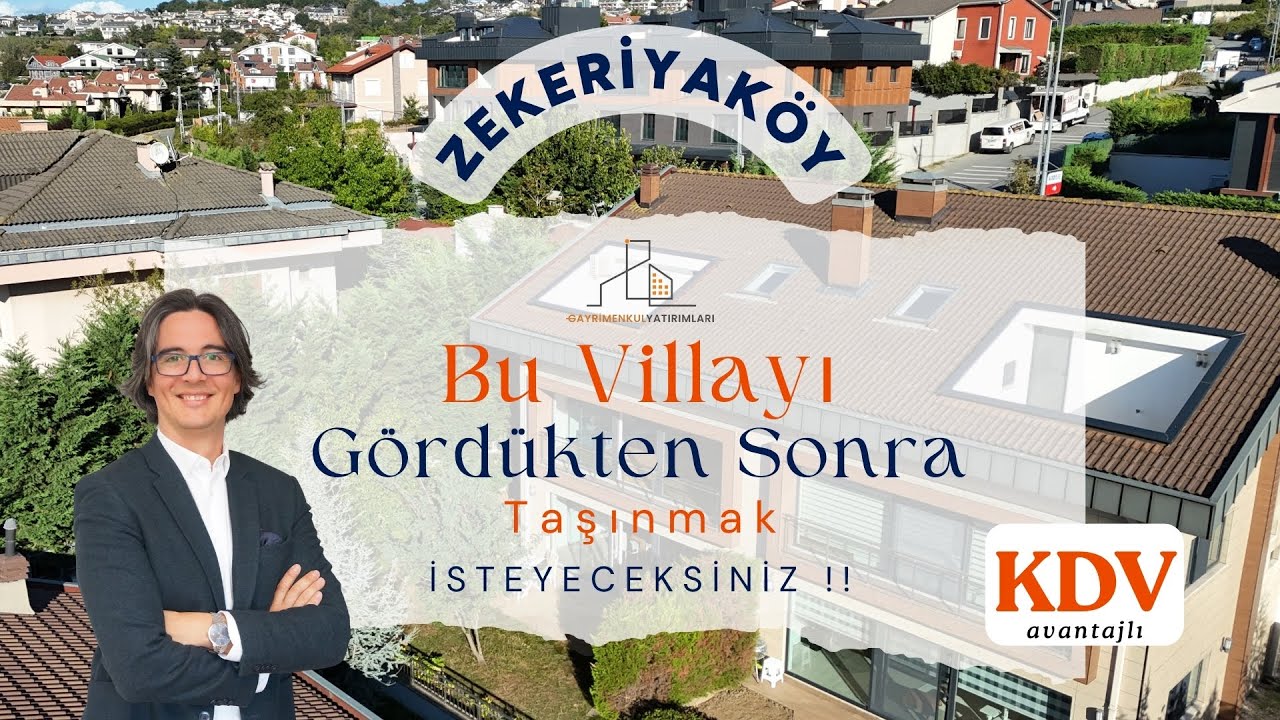 Zekeriyaköy’deki Bu Villayı Gördükten Sonra Taşınmak İsteyeceksiniz!!
