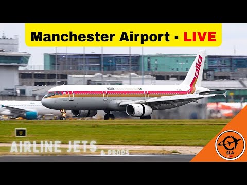 Plane spotting - LIVE - Airbus A380, A350, 787 and more! Saturday 30th August Manchester Airport