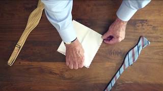 How to Fold a Pocket Square - 3 Ways | R. Hanauer Fine Accessories