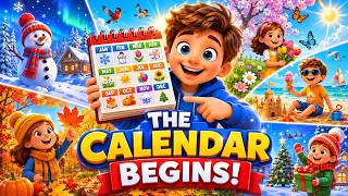 THE CALENDAR BEGINS | ALL 12 MONTHS IN 3D ANIMATION