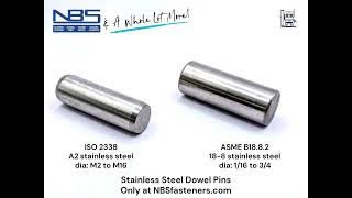 Nbs Stainless Steel Dowel Pins
