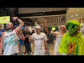 Wemby halftime buzzer three pointer fan reactions