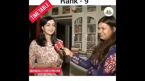 UPSC TOPPER RANK 9 APALA MISHRA MAM UPSC TIPS AND SATARGY VIDEO | IAS IPS  MOTIVATIONAL VIDEO
