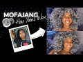 I DYED MY HAIR GRAY *BLACK TO GRAY* | Mofajang Hair Wax