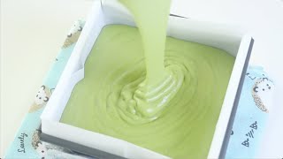 Matcha Castella Cake RecipeSumsum Cooking