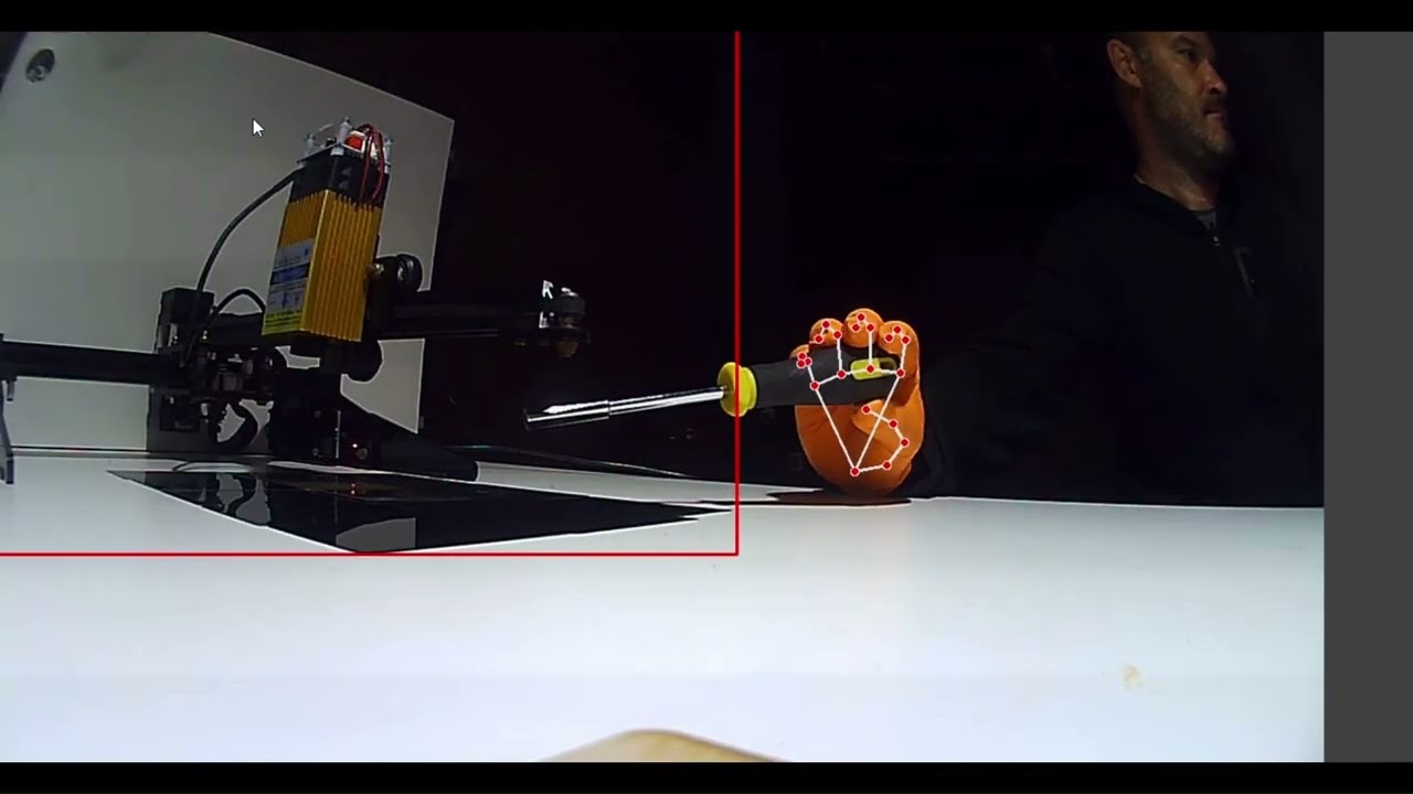 Industrial Safety System AI Hands Protection 