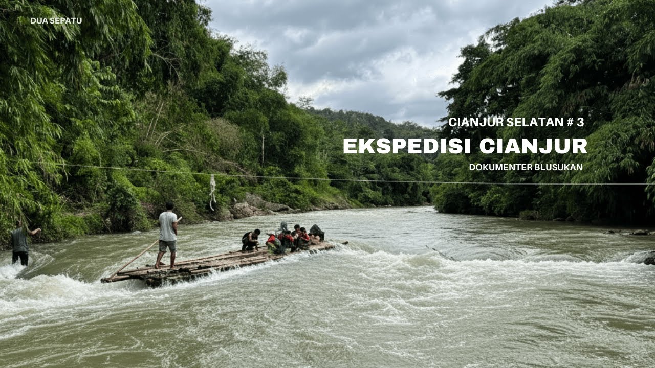 GAK PERCAYA !! Jalan satu satunya warga  hanya bisa lewat RAKIT 