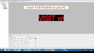 Bus Display Manual Operation with Ledshowtw2015