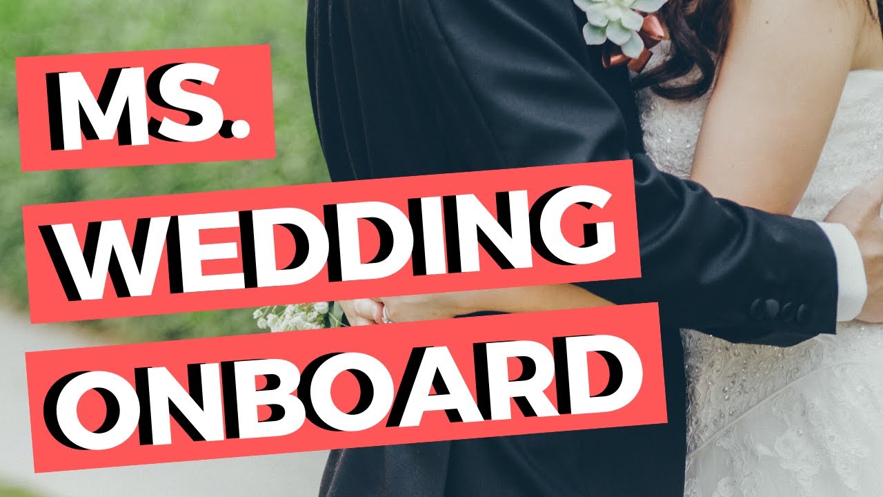 Ms. Wedding Onboard - All About Weddings