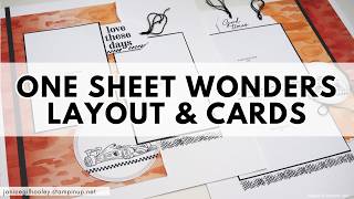 One Sheet Wonder - Scrapbook Layouts & Cards | Scrapbook Process Video | Stampin' Up!