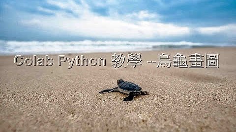 Google Colab 學習Python 也可以畫烏龜 -- 安裝 簡單使用(中文字幕)