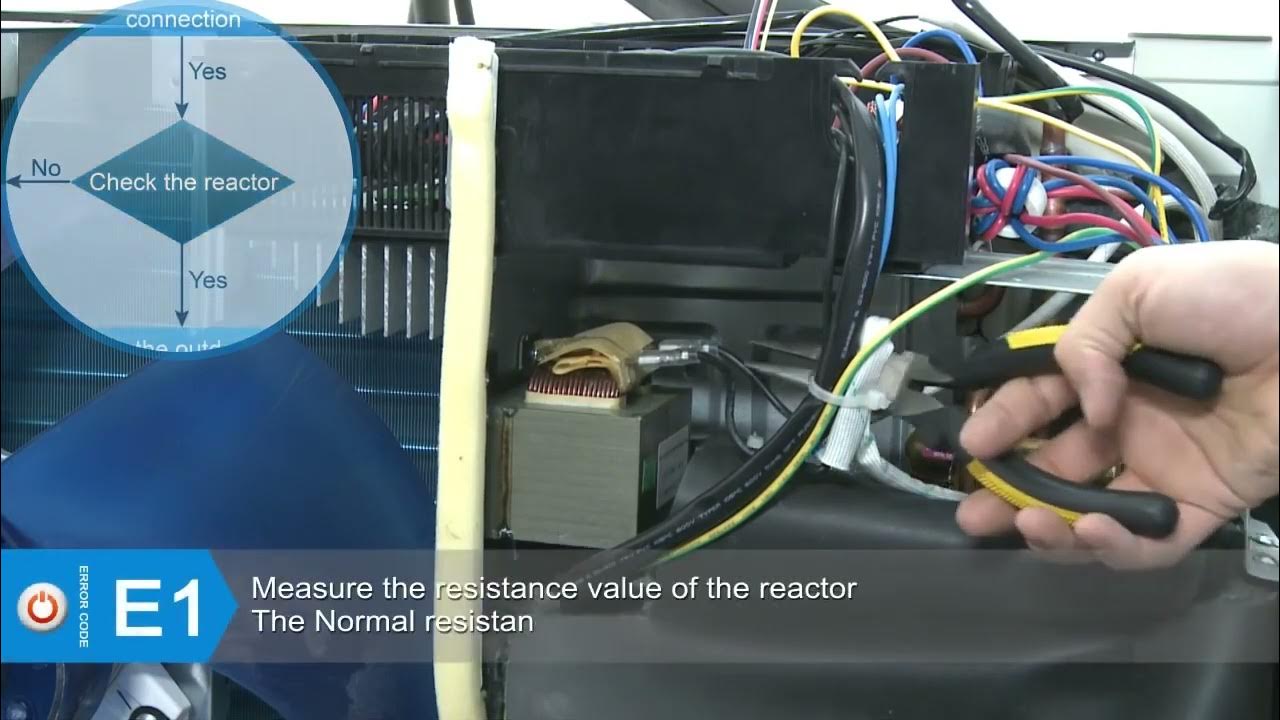 Errors Code E1 Inverter AC with loud humming noise YouTube
