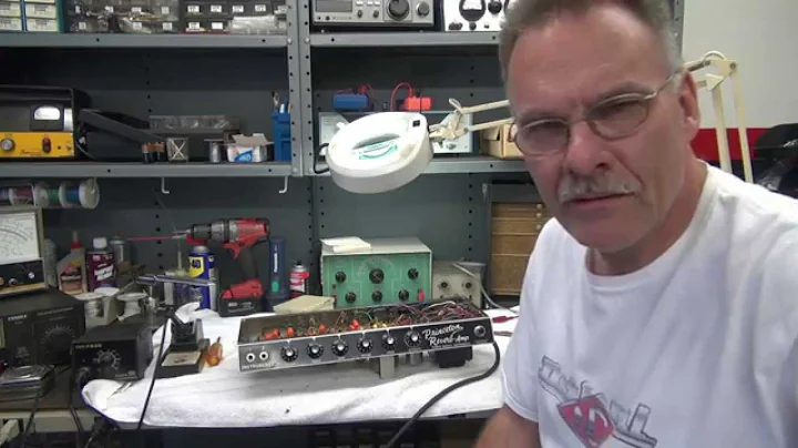 How to repair Fender Princeton Reverb 6V6 tube socket amp noise fix