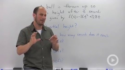 Solving a Quadratic Equation in Function Notation