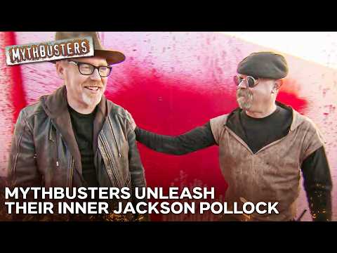 Can You Actually Paint A Room Using Explosives? | MythBusters