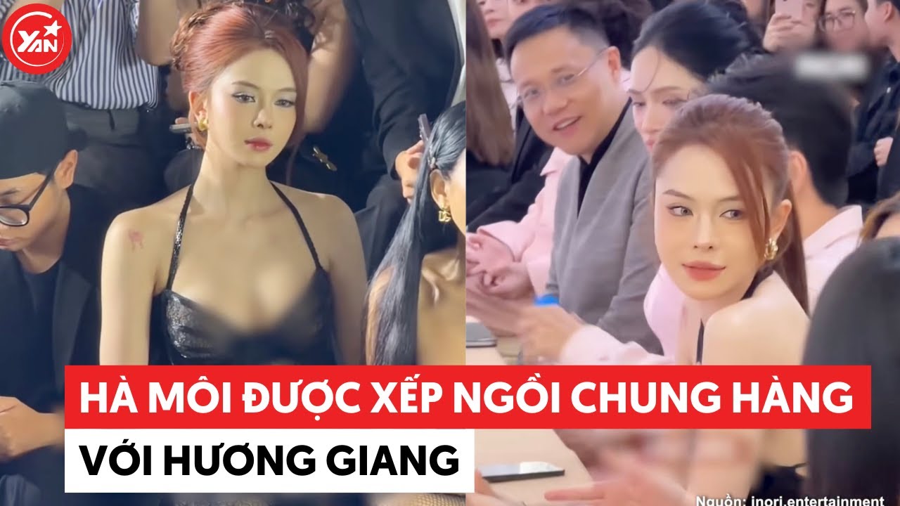 Hà Môi được xếp ngồi chung hàng với Hương Giang: CĐM quê giùm khi không ai thèm bắt chuyện 