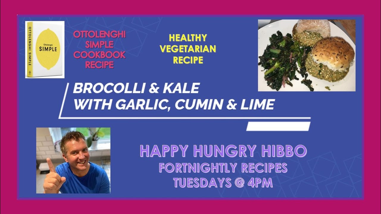 Fried Broccoli, Kale with Garlic, Cumin & Lime Ottolenghi Simple