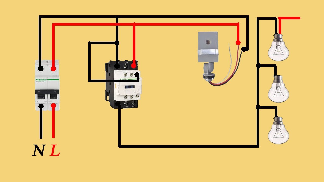 41 Photocell Controlled Lighting Contactor - Wiring Diagram Online Source