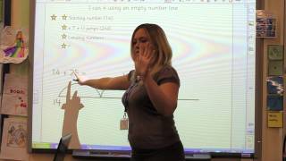 I can add using an empty number line