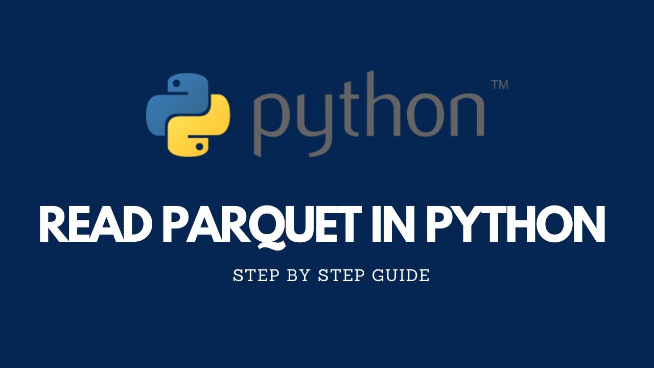 Reading Parquet Files In Python