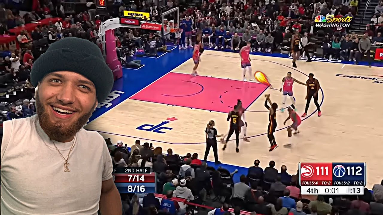 Hawks vs Wizards Reaction LETS GO ATL!!!